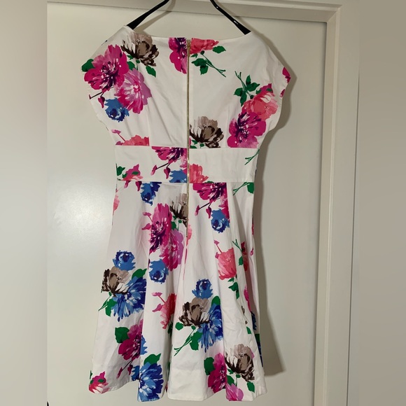 Kate Spade New York Jess in Full Bloom Floral Dress Swing Party Size 12 Flowers - Picture 10 of 12